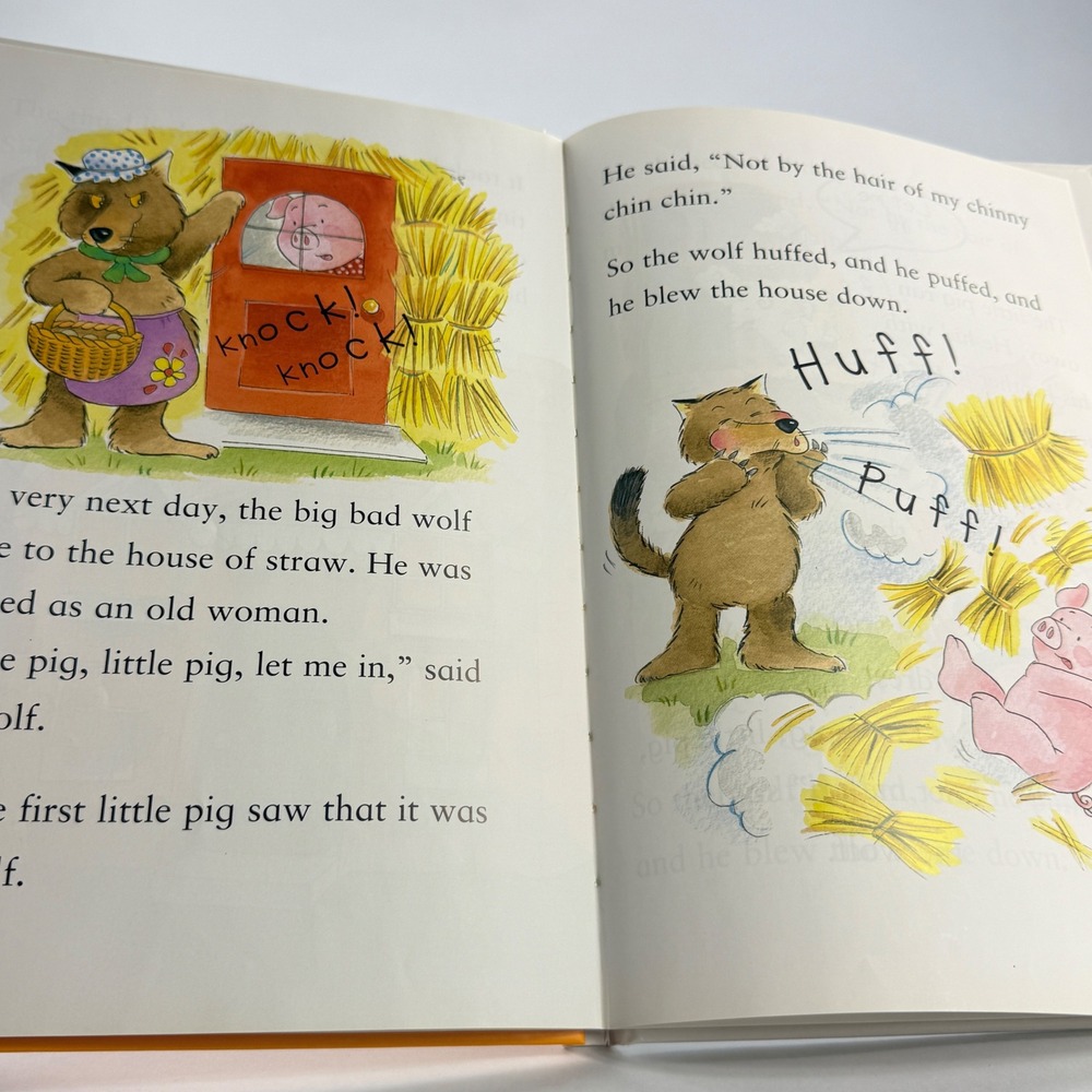The Three Little Pigs First Reader Parragon Publishing Hardcover 2006 G Goldsack - Picture 4 of 4